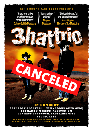 CANCELED: 3HatTrio Concert at The Leonardo Auditorium