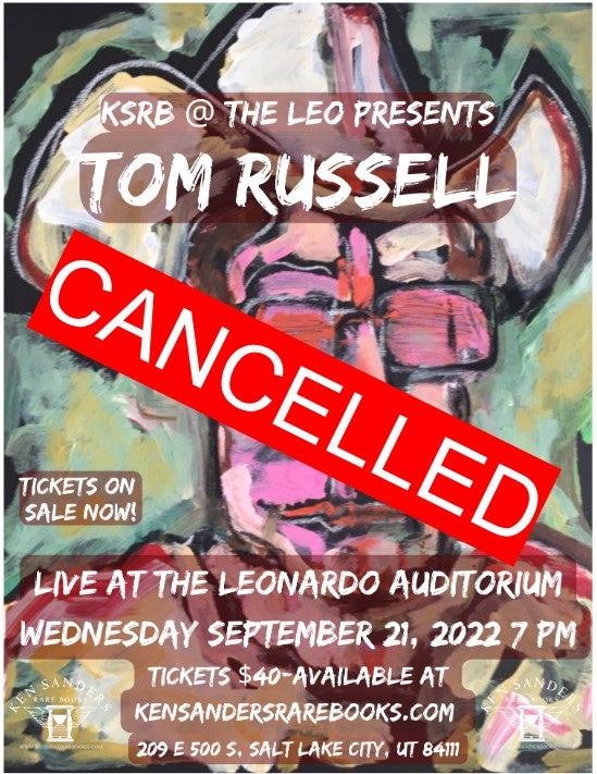 Tom Russell Live at the Leonardo Auditorium 