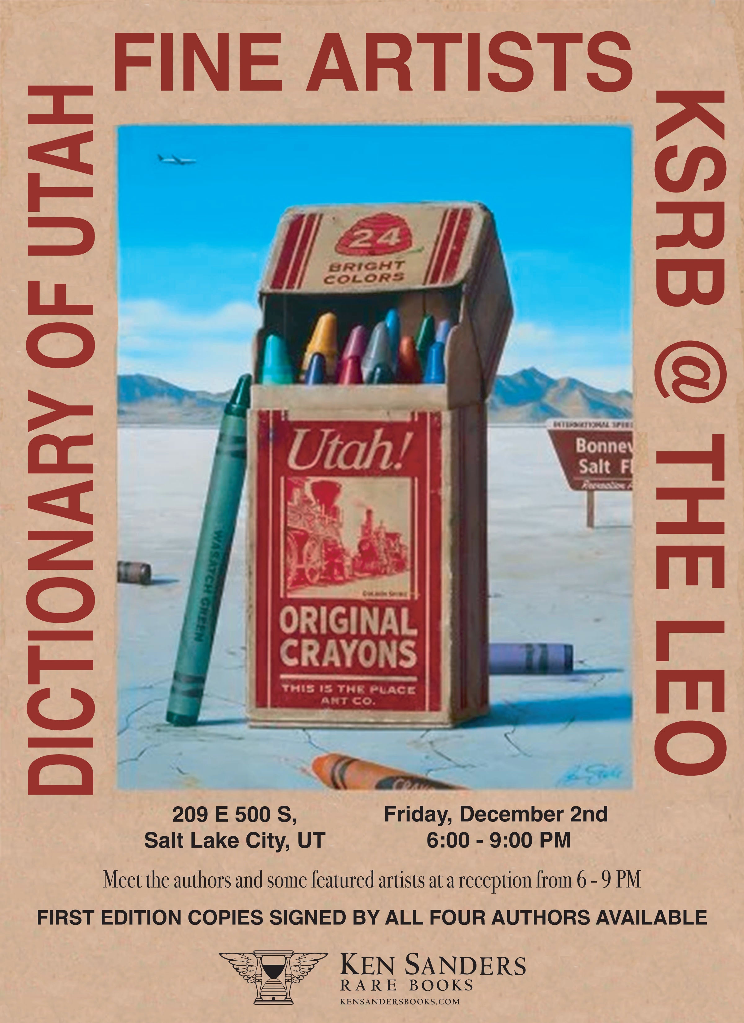 Dictionary of Utah Fine Artists Reception and Book Signing
