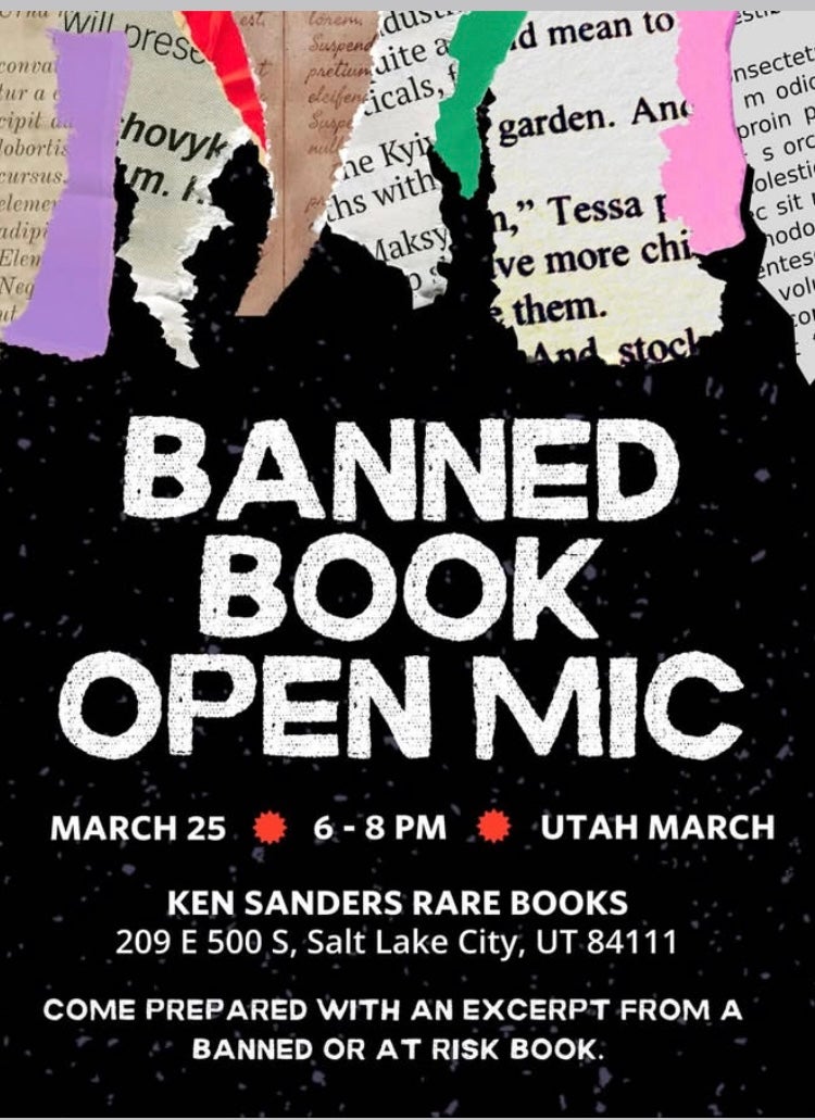 Banned Book Open Mic