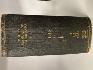 Item #15253 Poor's Manual of the Railroads of the United States