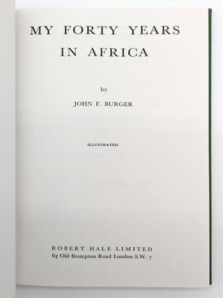 My Forty Years in Africa