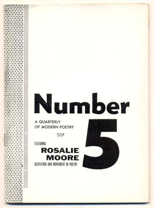 Item #30998 Number Magazine, A Quarterly of Modern Poetry, Volume 1, Number 5, November 1954....
