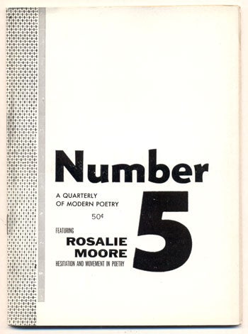 Item #30998 Number Magazine, A Quarterly of Modern Poetry, Volume 1, Number 5, November 1954. Robert Brotherson.