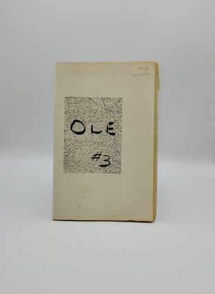 Item #31078 Ole Number 3, November 1965. Charles Bukowski, Douglas Blazek, Contributor