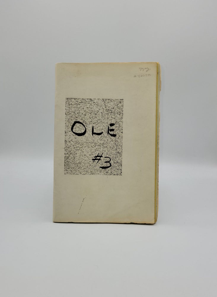 Item #31078 Ole Number 3, November 1965. Charles Bukowski, Douglas Blazek, Contributor.