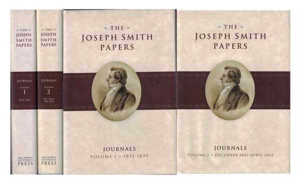Item #31484 The Joseph Smith Papers: Journals Volumes 1 and 2. Joseph Smith, Dean C. Jessee.