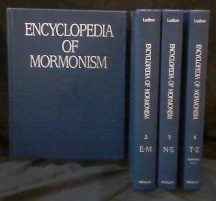 Item #31903 Encyclopedia of Mormonism (Four Volume Set). Daniel H. Ludlow.