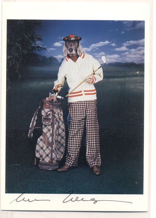 Item #32103 Golfer. Will Wegman, Postcard