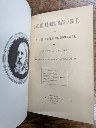 Item #33507 One of Cleopatra's Nights and Other Fantastic Romances. Theophile Gautier, Lafcadio...