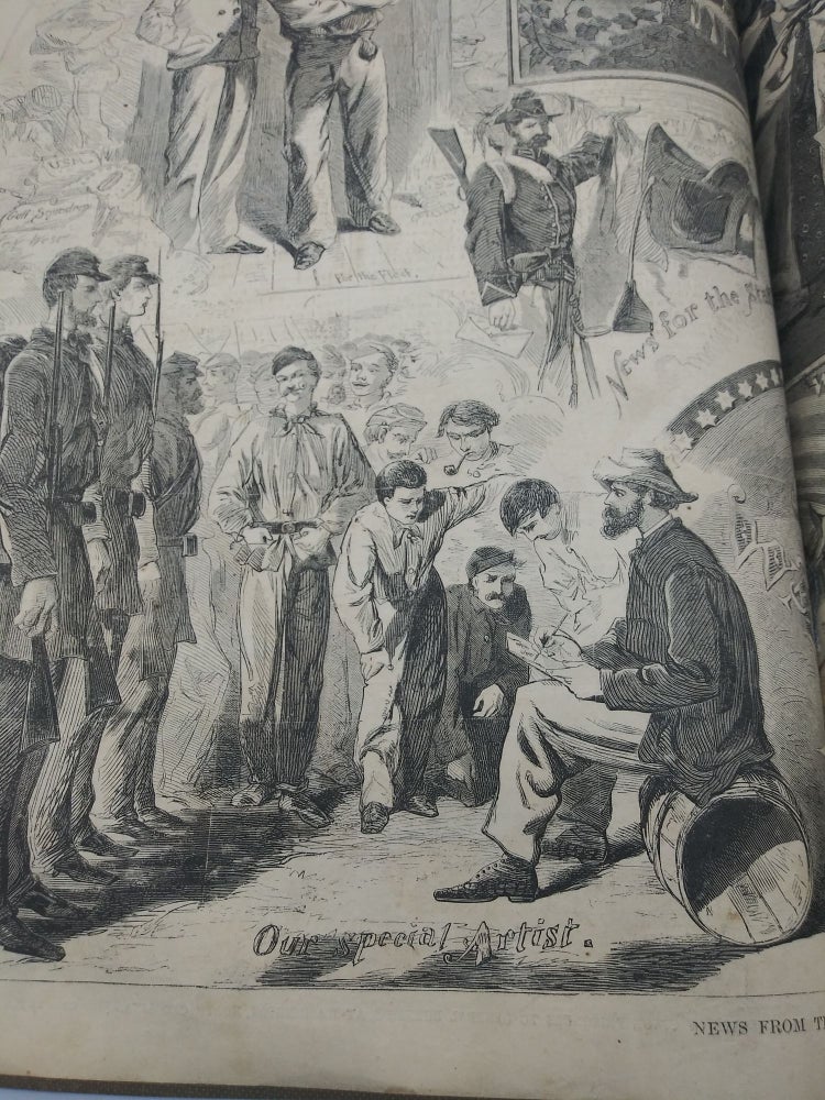 Item #33608 Harper's Weekly Journal of Civilization Volume VI, Number 270, March 1, 1862 - Number 313, December 27, 1862. Civil War.