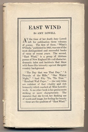Item #33887 East Wind. Amy Lowell