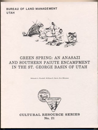 Item #33912 Green Spring: An Anasazi and Southern Paiute Encampment in the St. George Basin of...