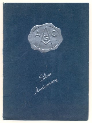 Item #34262 The Associated General Contractors of America President's Silver Anniversary...
