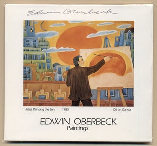 Item #34743 Edwin Oberbeck Paintings / Silvia Davis Wood Sculptures. Edwin Oberbeck, Postcard