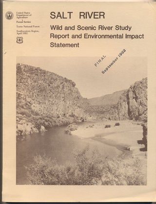 Item #35354 Salt River Wild and Scenic River Study Gila County Arizona Environmental Impact and...