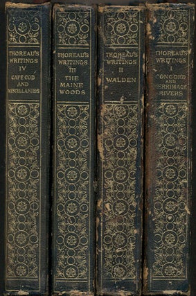 Item #35574 The Writings of Henry David Thoreau (20 volumes). Henry David Thoreau