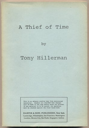 Item #35909 Thief of Time. Tony Hillerman