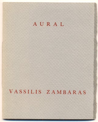 Item #36216 Aural. Vassilis Zambaras