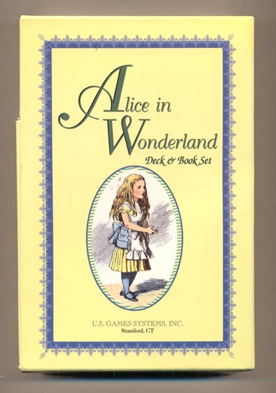 Item #36251 Alice in Wonderland Deck and Book Set: Alice in Wonderland Puzzle and Gamebook; Alice in Wonderland House of Cards Inspired by Sir John Tenniel's illustrations based upon the celebrated works of Lewis Carroll (with the slipcase). Edward Wakeling.
