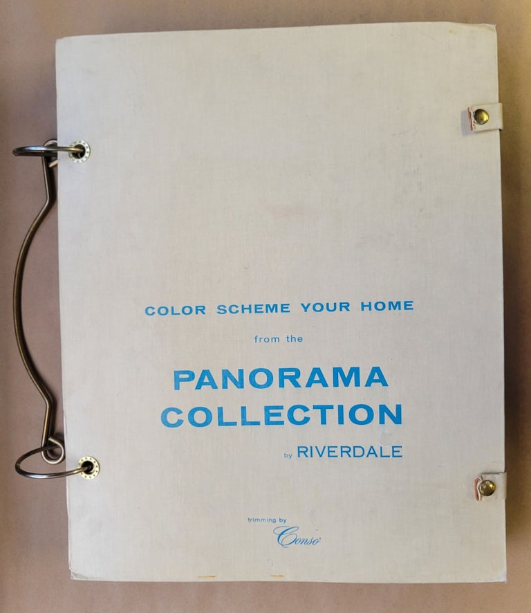 Item #38490 [Salesman's Sample] Color scheme your home from the Panorama collection by Riverdale; Trimming by Conso. Riverdale.