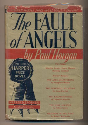 Item #39693 The Fault of Angels. Paul Horgan