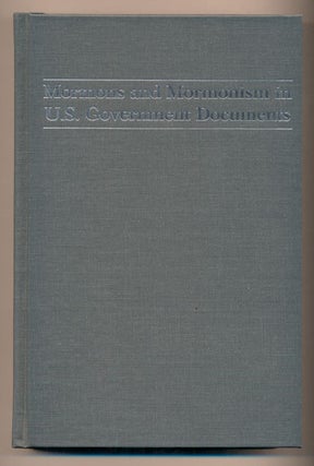 Item #40150 Mormons and Mormonism in U.S. Government Documents: A Bibliography. Susan L. Fales,...