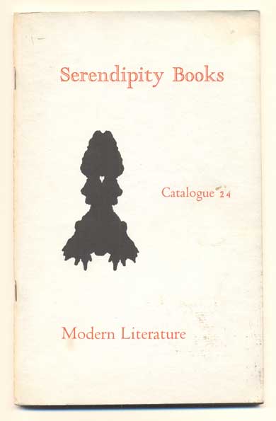 Item #41772 Serendipity Books Catalogue 24: Modern Literature. Peter B. Howard.