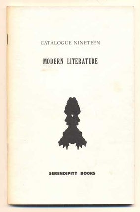 Item #41775 Serendipity Books Catalogue Nineteen: Modern Literature. Peter B. Howard