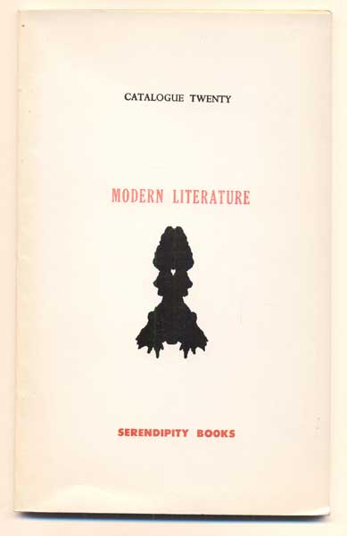 Item #41781 Serendipity Books Catalogue Twenty: Modern Literature. Peter B. Howard.