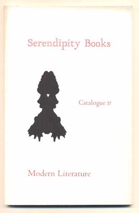 Item #42056 Serendipity Books Catalogue 37: Modern Literature. Peter B. Howard