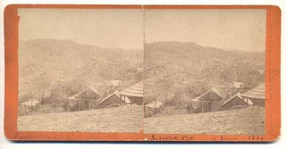 Item #42443 Sonora, California, 1881. Bonanza Mine. Stereoview