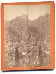 Item #42444 Sonora, Cal. from___Reservoir looking N.E. Stereoview