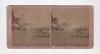 Item #42464 West Street, Looking North. Healdsburg and Vicinity. No. 40. Stereoview, Jos. H. Downing