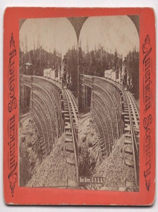 Item #42466 Bear River, U.P.R.R. American Scenery. [Nevada County Narrow Gauge Railroad...