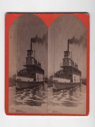 Item #42475 Steamer "Gold" of San Francisco. Stereoview, A. J. MacDonald