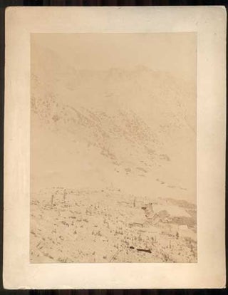 Item #42622 Chrystal Lake Mine and Mill and Tramway. Lundy, California. Large format, W. T. Booth