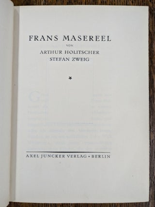 Frans Masereel