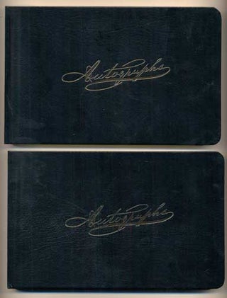 Item #43517 Clifford K. Berryman's Autograph Books (2 volumes). Clifford Kennedy Berryman