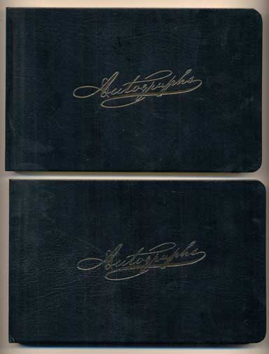 Item #43517 Clifford K. Berryman's Autograph Books (2 volumes). Clifford Kennedy Berryman.