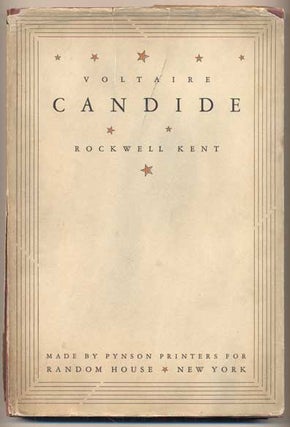 Item #43538 Candide. Jean François Marie de Voltaire, Rockwell Kent