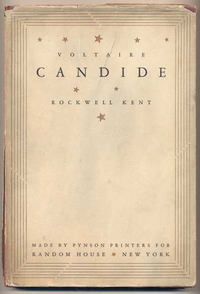 Item #43538 Candide. Jean François Marie de Voltaire, Rockwell Kent.