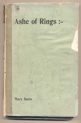 Item #43577 Ashe of Rings. Mary Butts