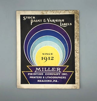Item #44906 Miller Printing Company, Inc. Stock Paint & Varnish Labels