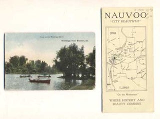 Item #45076 Nauvoo, Illinois Postcard and "Nauvoo, City Beautiful" Site Guide