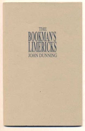Item #46235 Bookman's Limericks. John Dunning