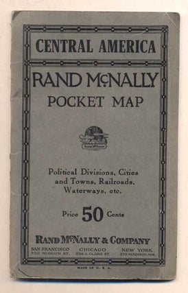 Item #46293 Central America: Rand McNally Pocket Map - Political Divisions, Cities and Towns,...