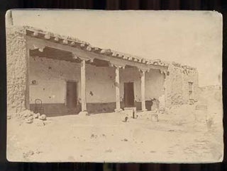Item #46368 Mexican Home, Santa Fe, New Mexico. Cabinet Card, Brown Bothers