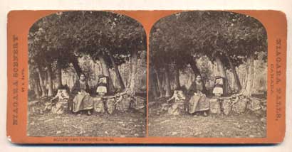 Item #46371 Squaw and Papoose. No. 94. Stereoview, S. Davis.