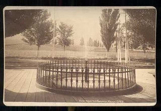 Item #46387 View from the Humboldt House. C. P. R. R. Humboldt, California. Cabinet Card, C. R....